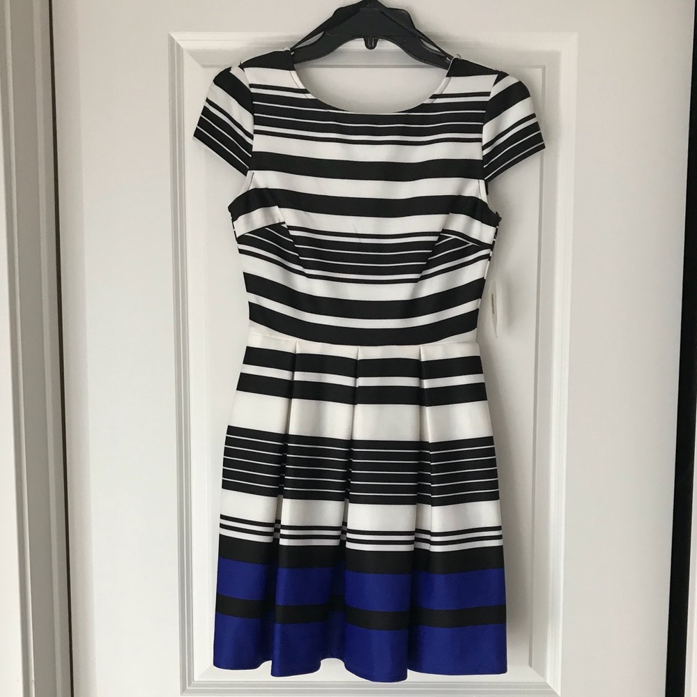 B Darlin Color Block Mini Dress - Picture 1 of 3
